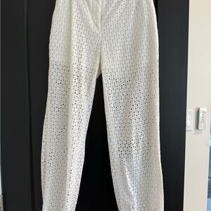 Marciano White Eyelet Lace Shirt Blouse